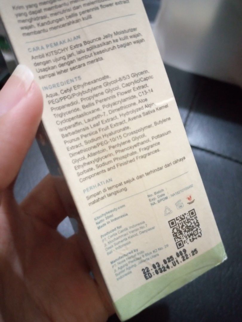 Kitschy extra bounce jelly moisturizer on Carousell