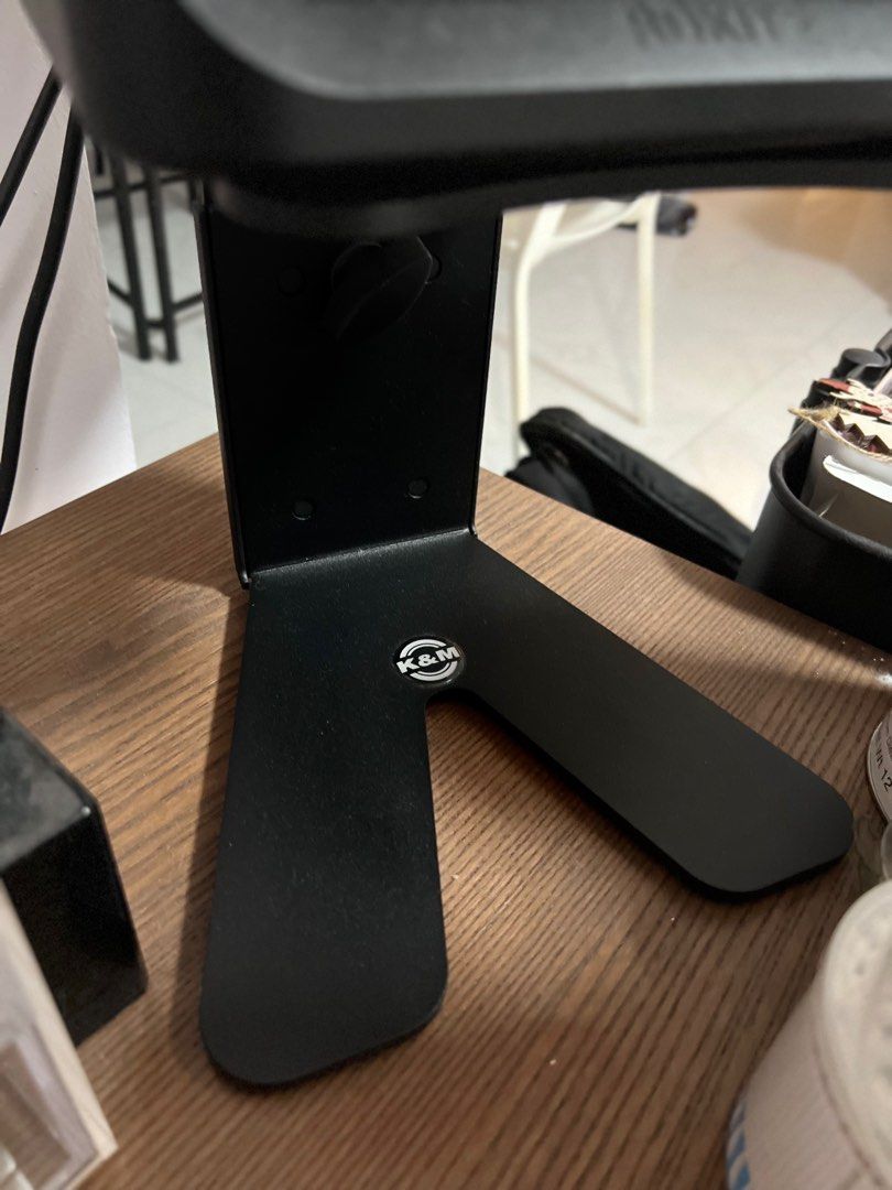 K&M 26774 Studio Monitor Table Stand (Pair), Hobbies & Toys, Music & Media, Music Accessories on