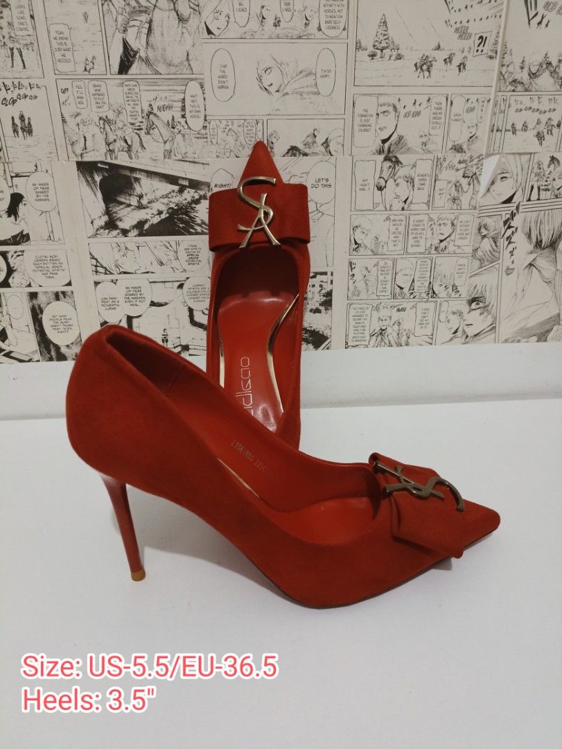 Korean Brand Heels Shoes Size 5.5 36.5 Women s Fashion Footwear