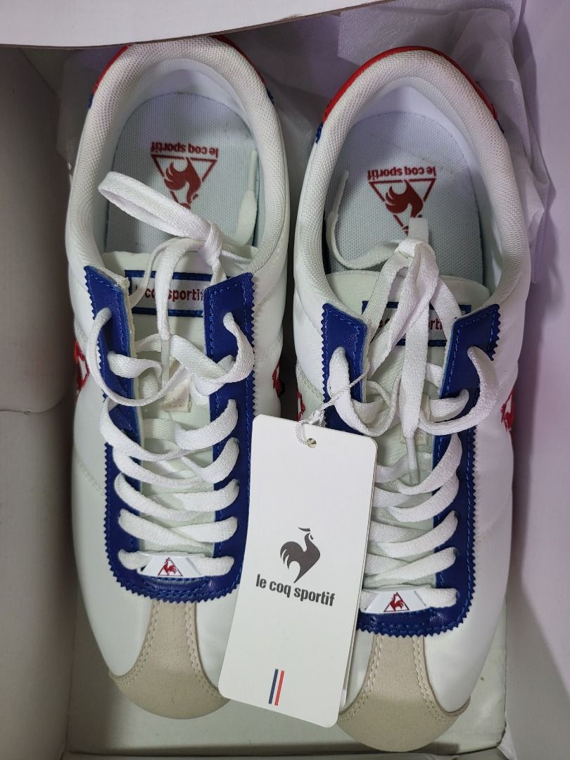 Le Coq Sportif White Red Blue Walking Shoes Sneakers Can Wear
