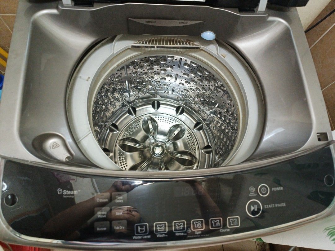 LG 14kgs top load diverter washing machine, TV & Home Appliances