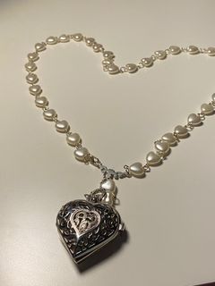 Sterling Silver Love Heart Lock Necklace - Lovisa