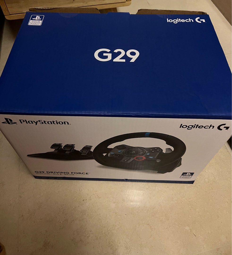 Logitech G29 Steering Wheel + Pedals, Video Gaming, Gaming Accessories