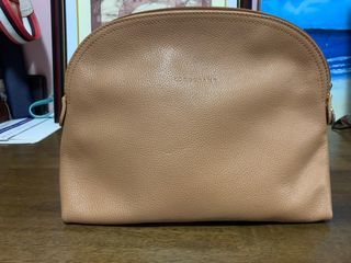 Authentic Longchamp leather pouch bag- calf leather