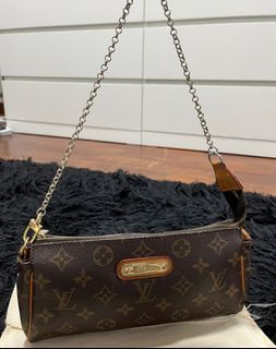 louis vuitton m46386 diane black monogram empreinte leather, with strap,  dust cover & box