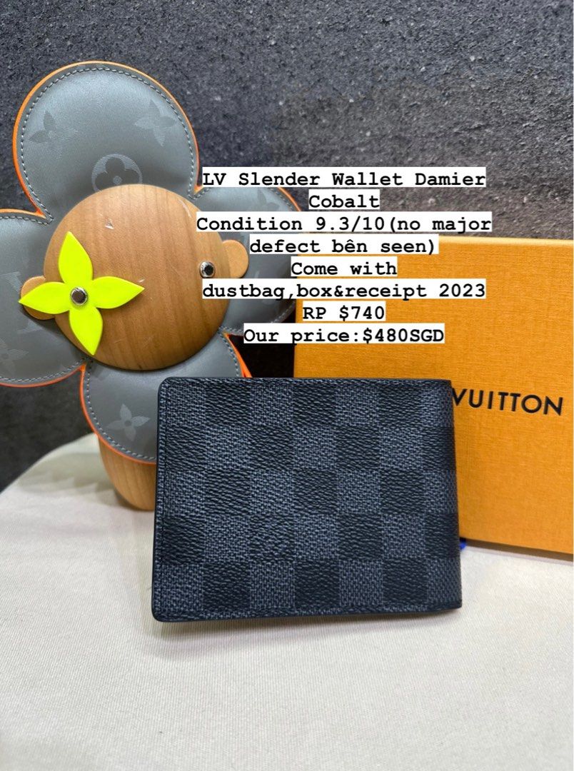 Louis Vuitton Slender Wallet Damier Graphite, Luxury, Bags