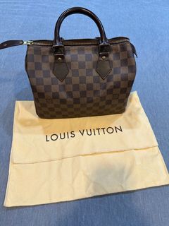 Louis Vuitton Speedy 25 Azur, Luxury, Bags & Wallets on Carousell