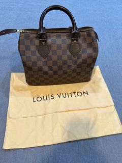 LV SPEEDY DAMIER (SIZE 25), Luxury, Bags & Wallets on Carousell