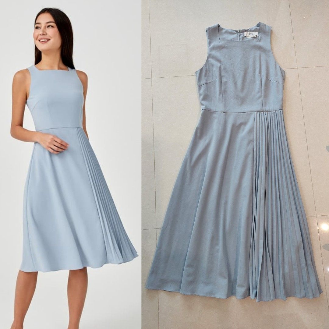 Hobbs ashling dress 2025 cornflower blue