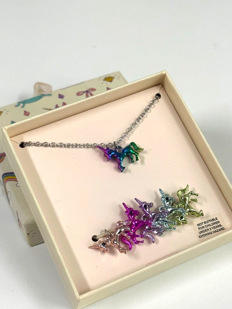 Lovisa unicorn necklace discount