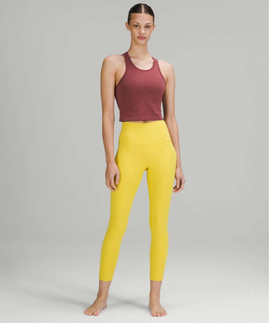 Lululemon Align Women's 4 Pant 25 Inseam Yellow Athletic Leggings