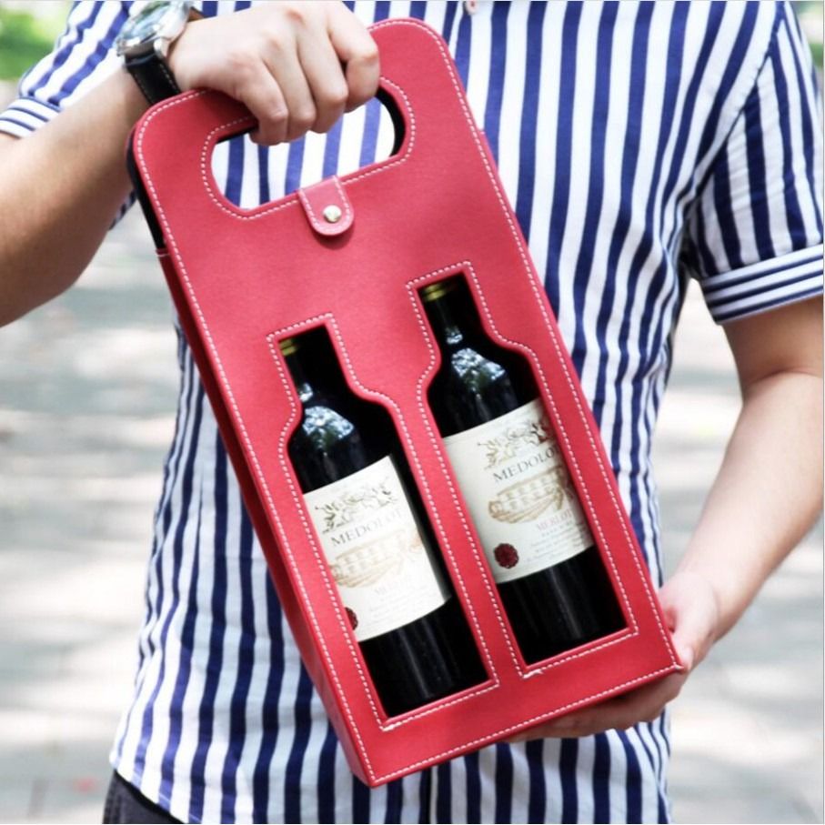 Luxury best sale wine bag