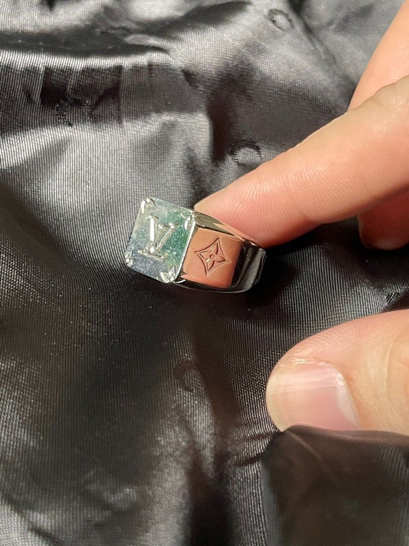 Louis Vuitton Ring Signet Monogram Ring Size: Medium Box Receipt Gorgeous  Unisex