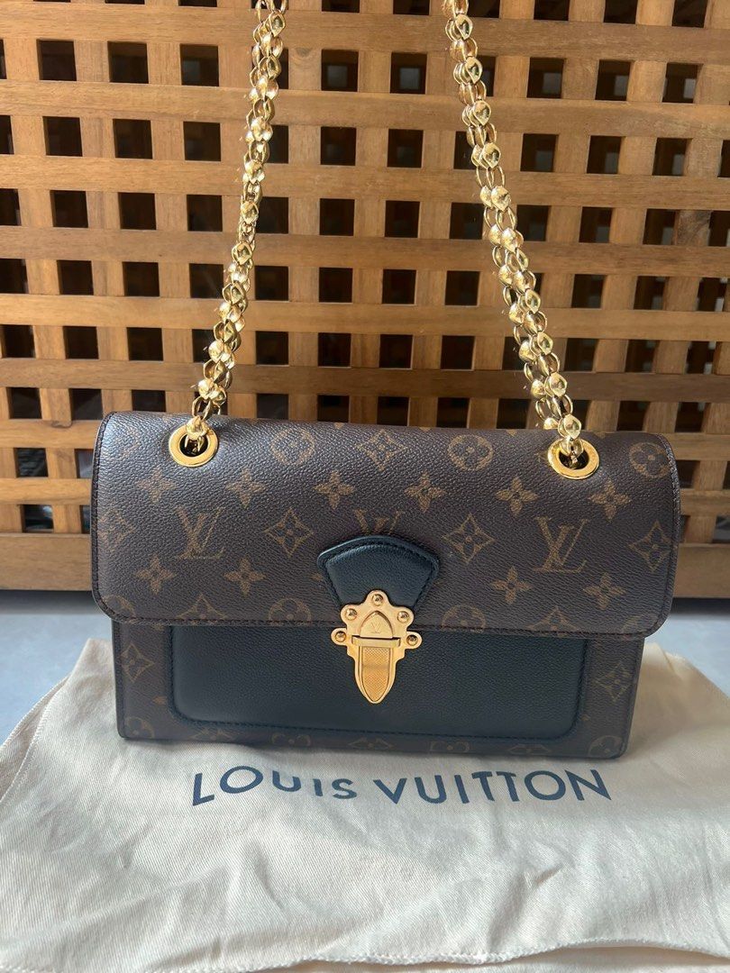 Replica Louis Vuitton Victoire Bag Python and Monogram Canvas