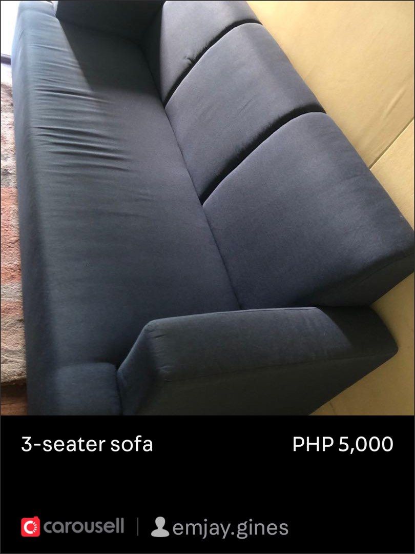Mandaue Foam 3seater Sofa on Carousell