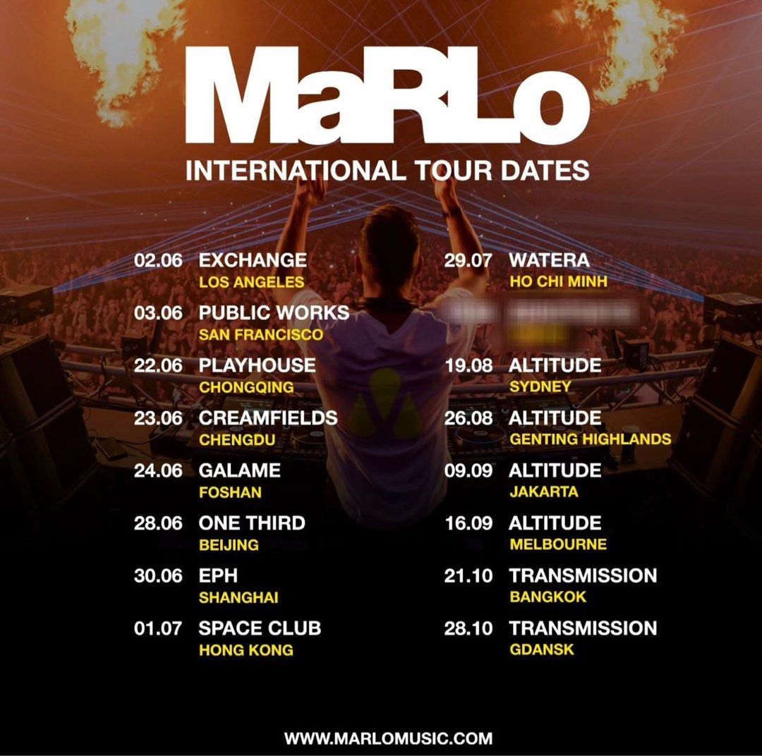 MARLO ALTITUDE, Tickets & Vouchers, Event Tickets on Carousell