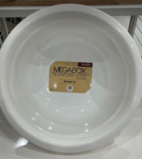 MEGABOX BASIN - BEIGE/WHITE (Category: Bathtub & Bath Accessories) located in Quezon City. Submitted by uno_store (Listing ID 1246268343, Image 1). Description: !! SALE !! SALE !! ACCESSORIES SET FOR BATHROOM/KITCHEN/GARDEN 100% LEGIT wholesale/retail/supplier SET 1 3gal Pail 1 dipper 1 5L basin P485/set sizes and color white/beige/gray 4gal with dipper & basin 3gal with dipper & basin 5gal with dipper & basin also available Hosh Home gallery Kil