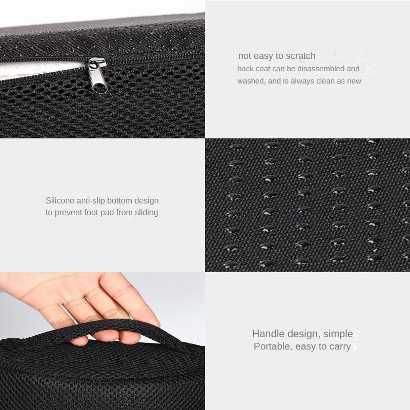 Memory foam foot pad top