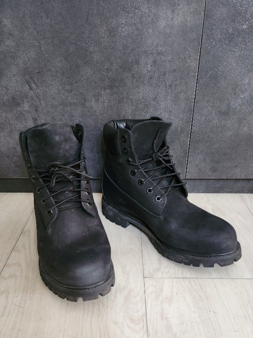 Mens black clearance nubuck boots