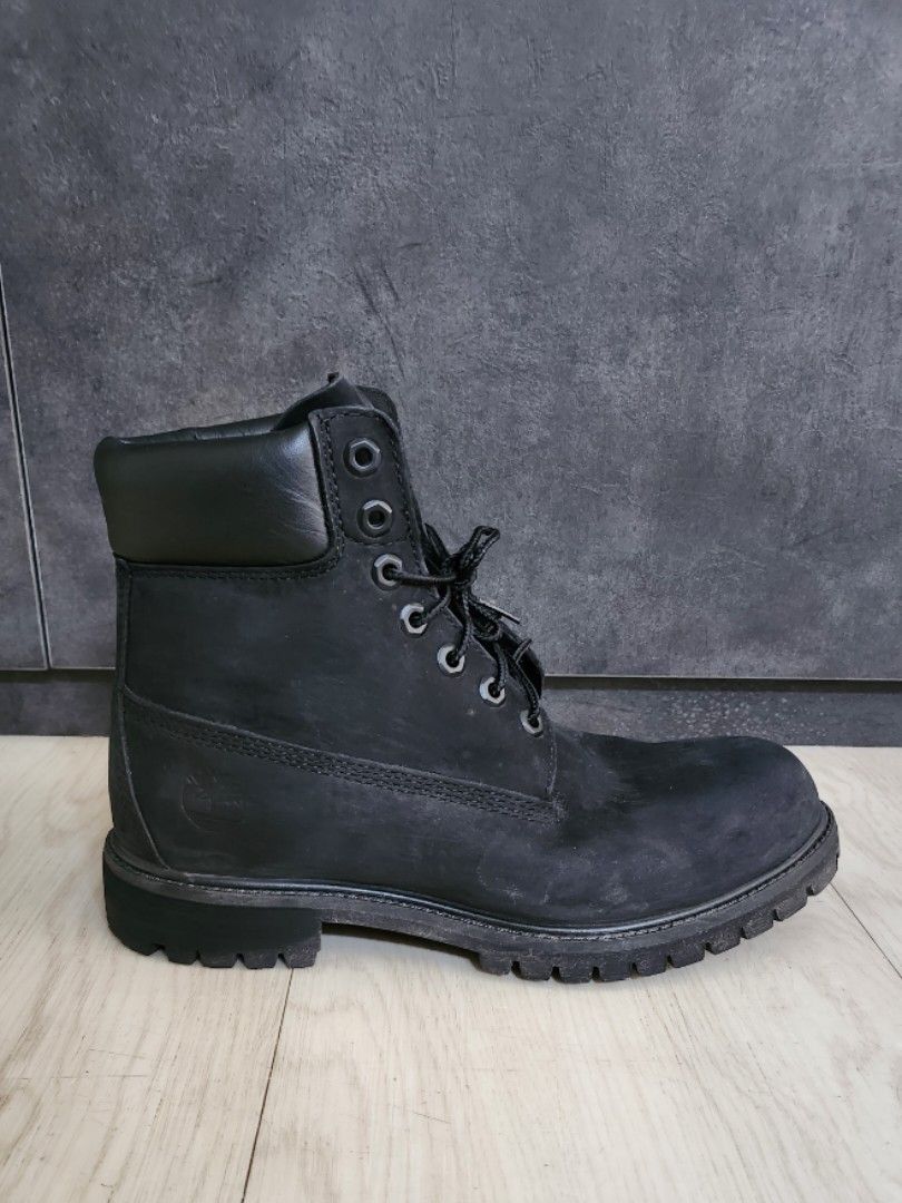 Men's 6 inch black boots hotsell