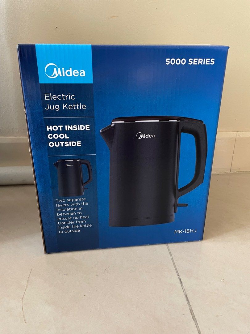 Midea 1.5L Electric Jug Kettle MK15HJ, TV & Home Appliances, Kitchen