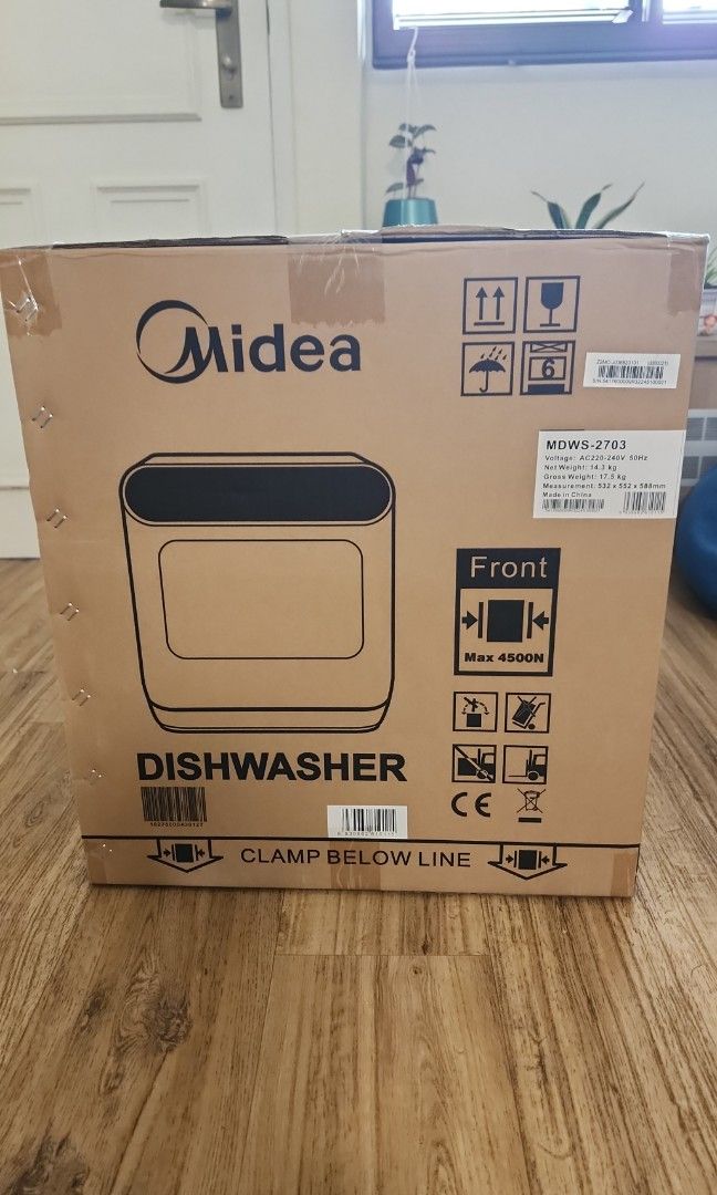 Midea dishwasher, TV & Home Appliances, Kitchen Appliances, Dishwasher ...