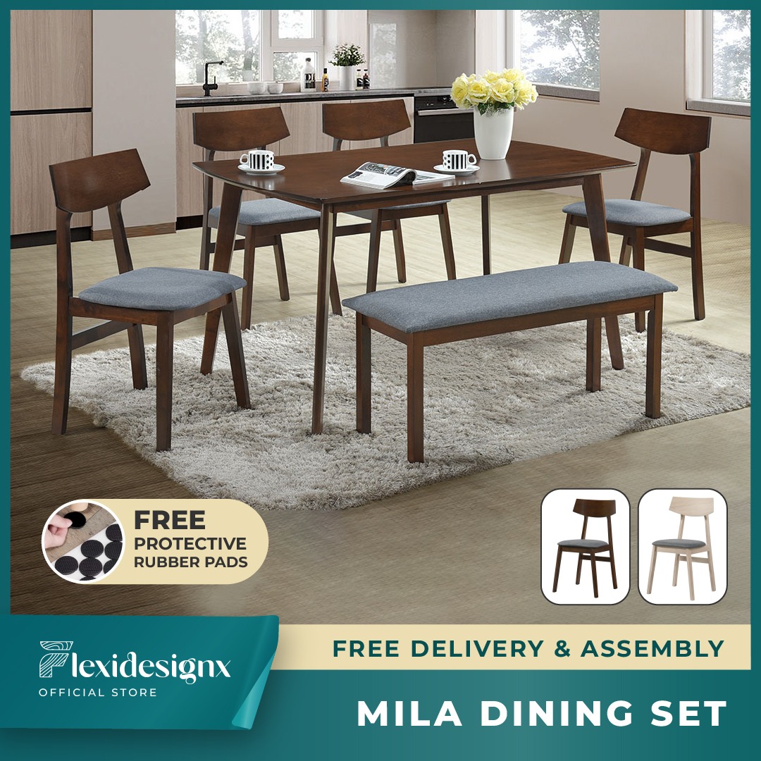 MILA DINING SET, Furniture & Home Living, Furniture, Tables & Sets on