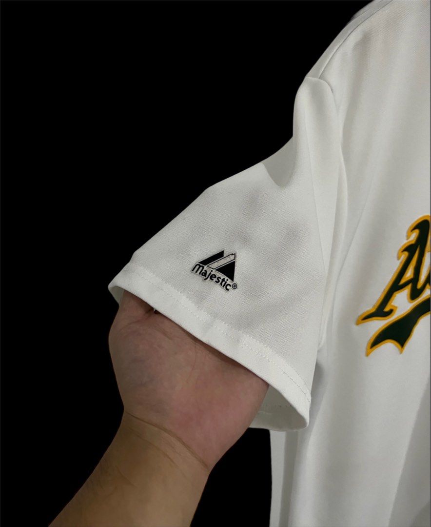 MLB OAKLAND ATHLETICS MAJESTIC JERSEY, Men's Fashion, Activewear on  Carousell