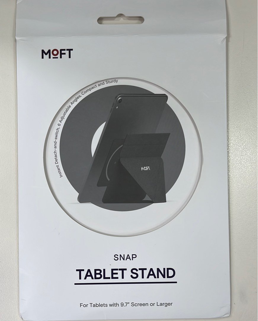 MOFT Snap Tablet Stand, Adjustable, Foldable, Portable, Swith-Friendly with  The Magic Keyboard and More, Compatible for iPad Mini 1 2 3 4 5 6 and