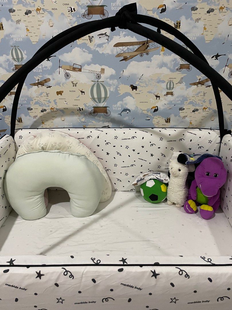 Morbido baby bumper sales bed