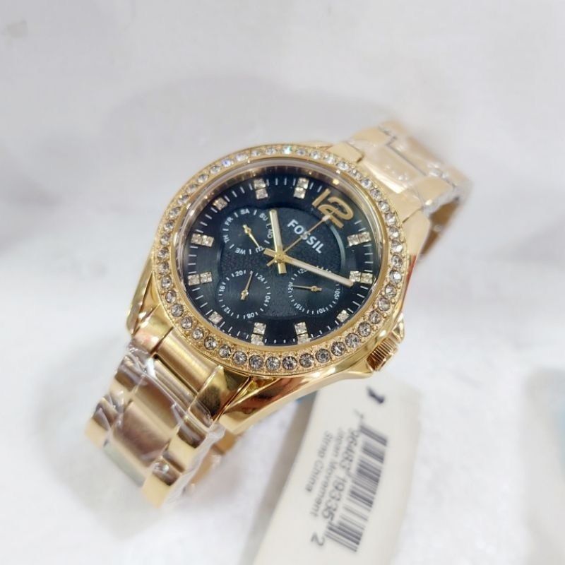 Gold plated fossil watch outlet
