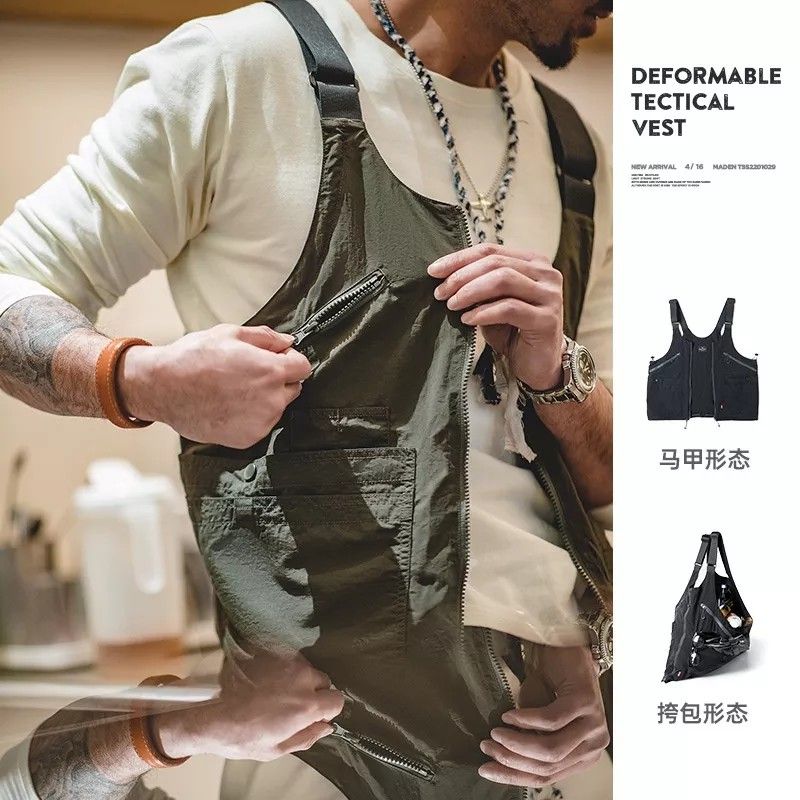 Nylon vest bag store
