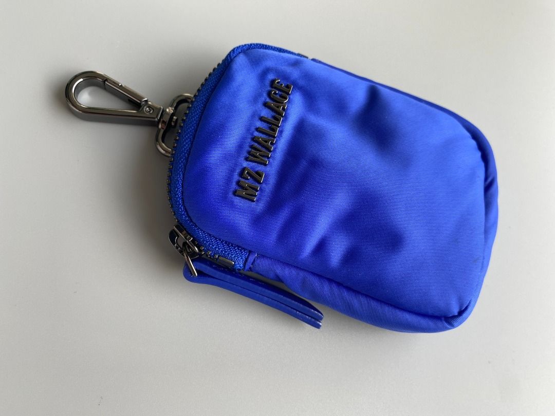 MZ Wallace link pouch in cobalt blue