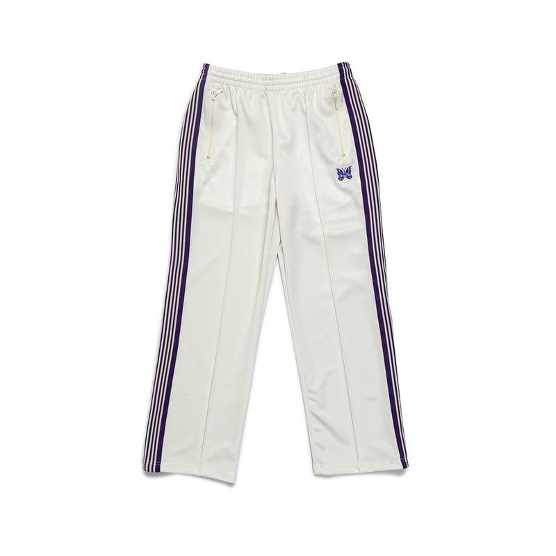 Needles Track Pants / 直筒白紫S號, 他的時尚, 褲子, 長褲在旋轉拍賣