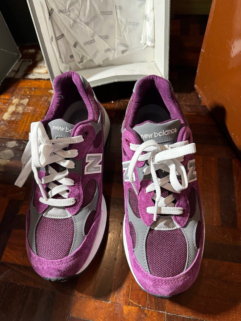 New Balance M992BA 山下紫US8.5, 男裝, 鞋, 波鞋- Carousell