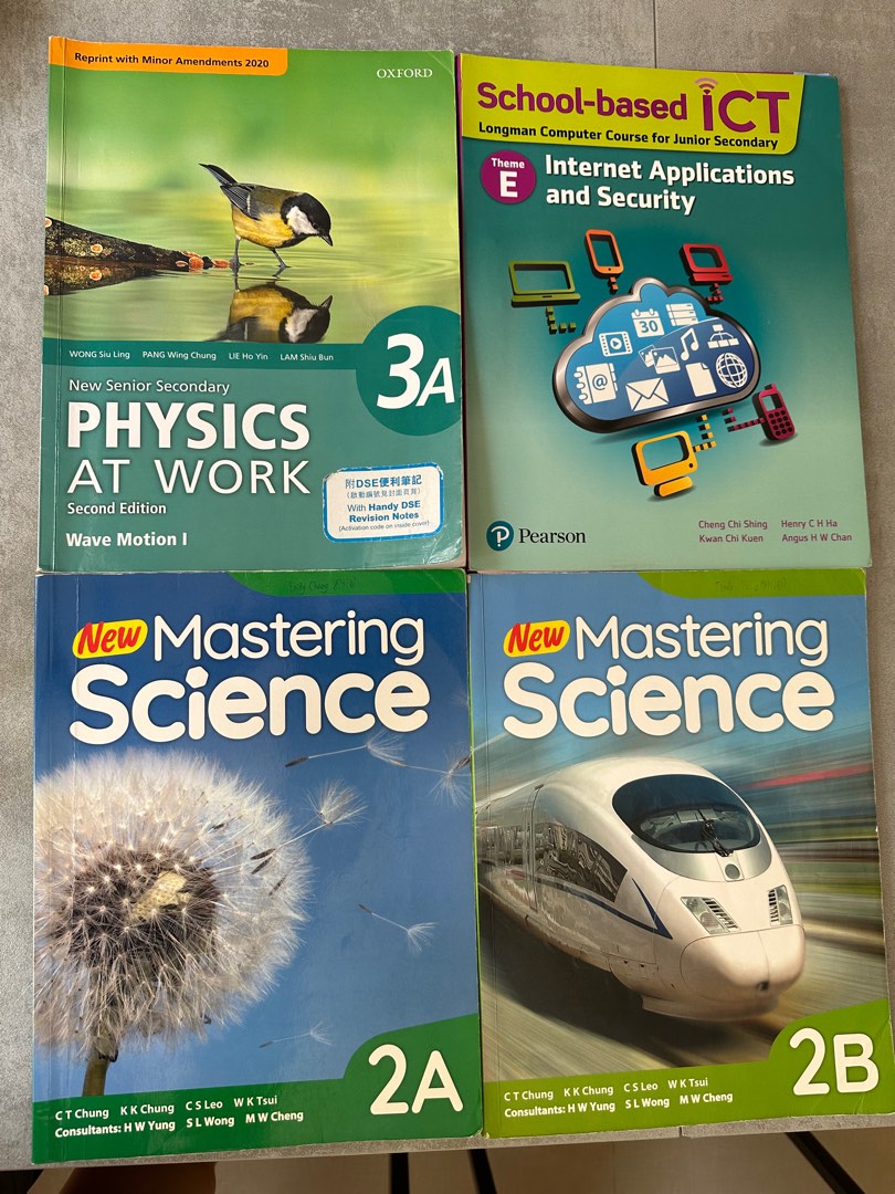 New senior secondary physics at work 3A New mastering science 2A 2B ...