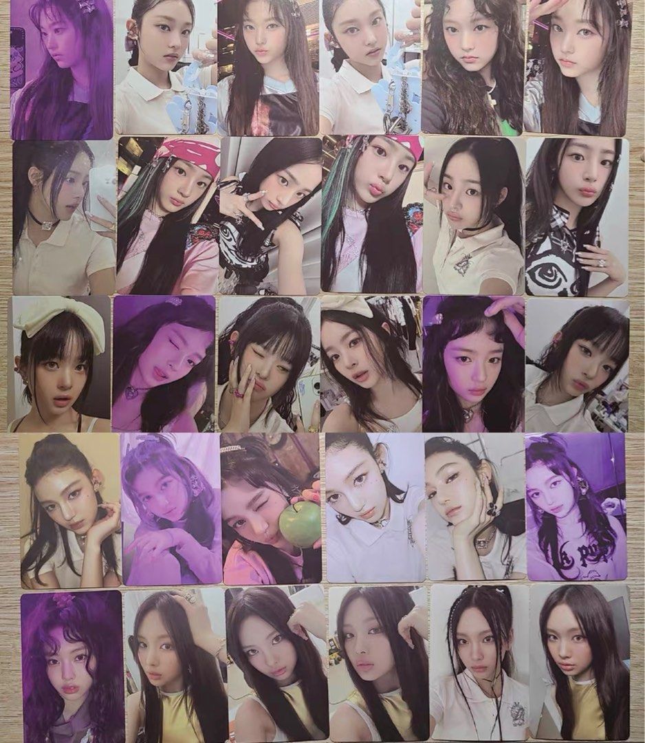 NEWJEANS GET UP WVS MINJI HANNI DANIELLE HAERIN HYEIN PHOTOCARD PC SET