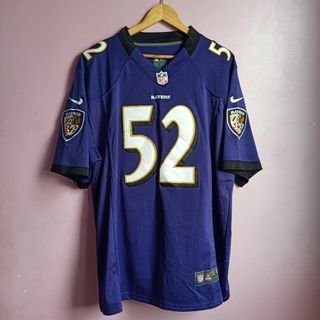 NFL Baltimore Ravens Ray Rice On Field Reebok Sewn Jersey Size 54