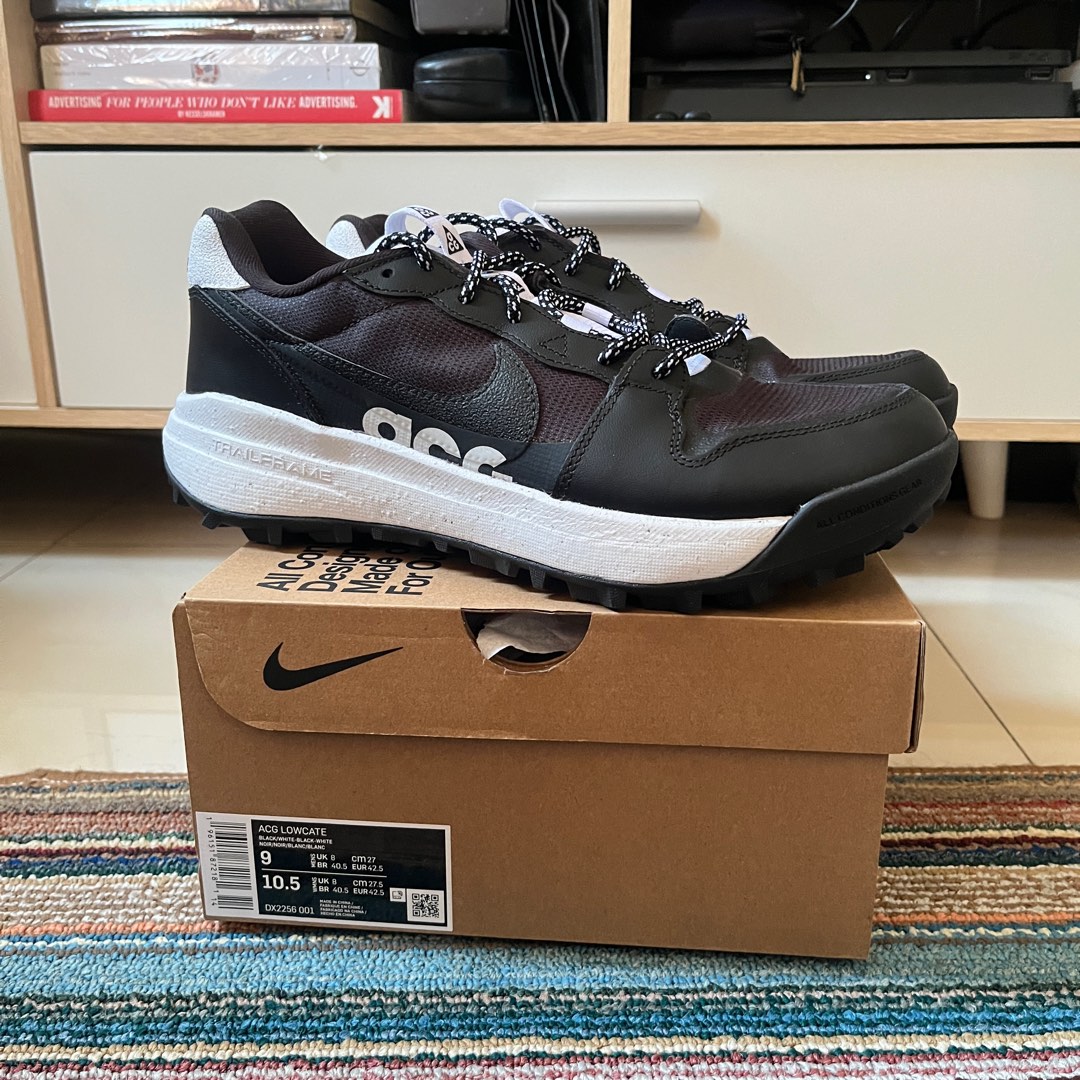 Nike ACG Lowcate - Black White - Skunk Edition on Carousell