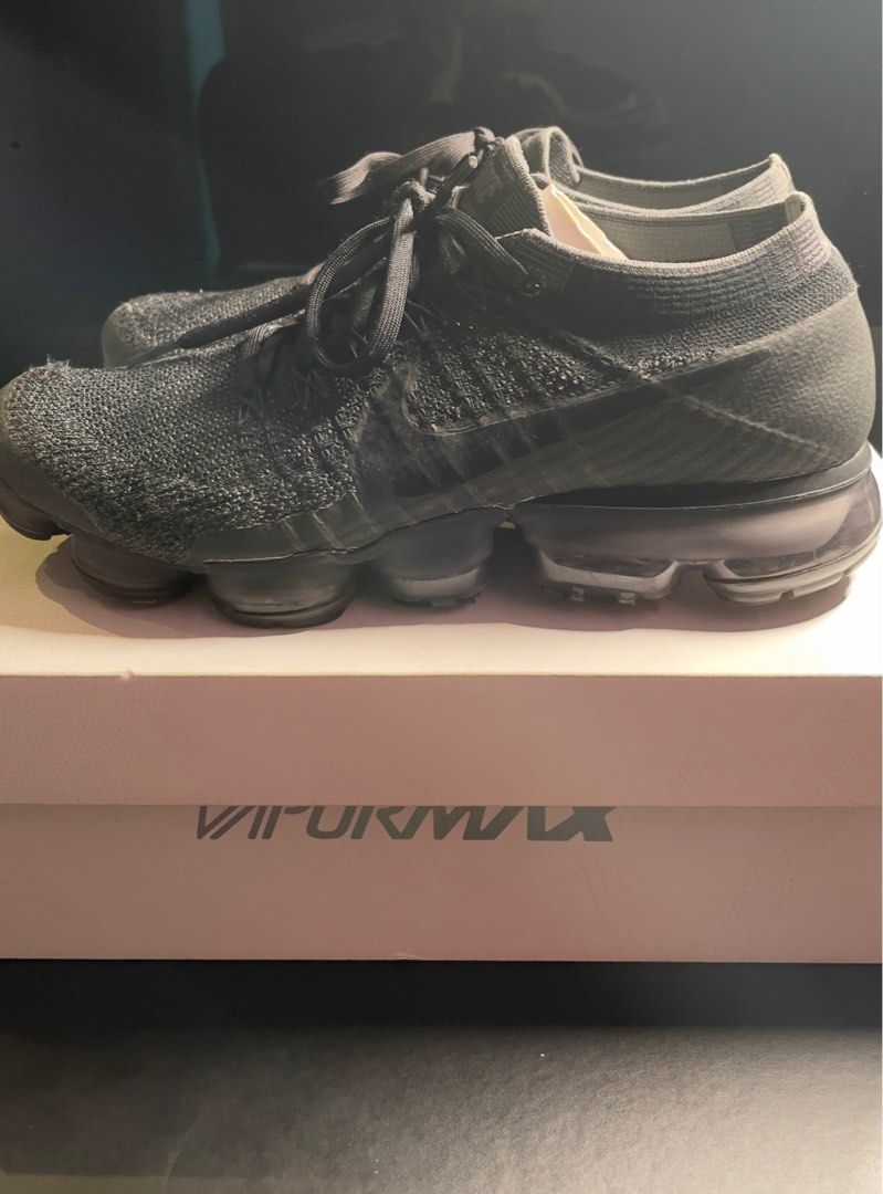 Nike Air Vapormax Flyknit 1.0 Triple Black Men s Fashion