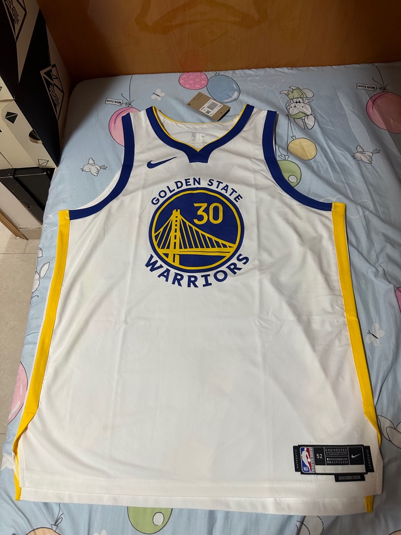 Nike NBA Golden State Warriors Steph Curry City Edition Bay CNY MVP Jersey  XL 52