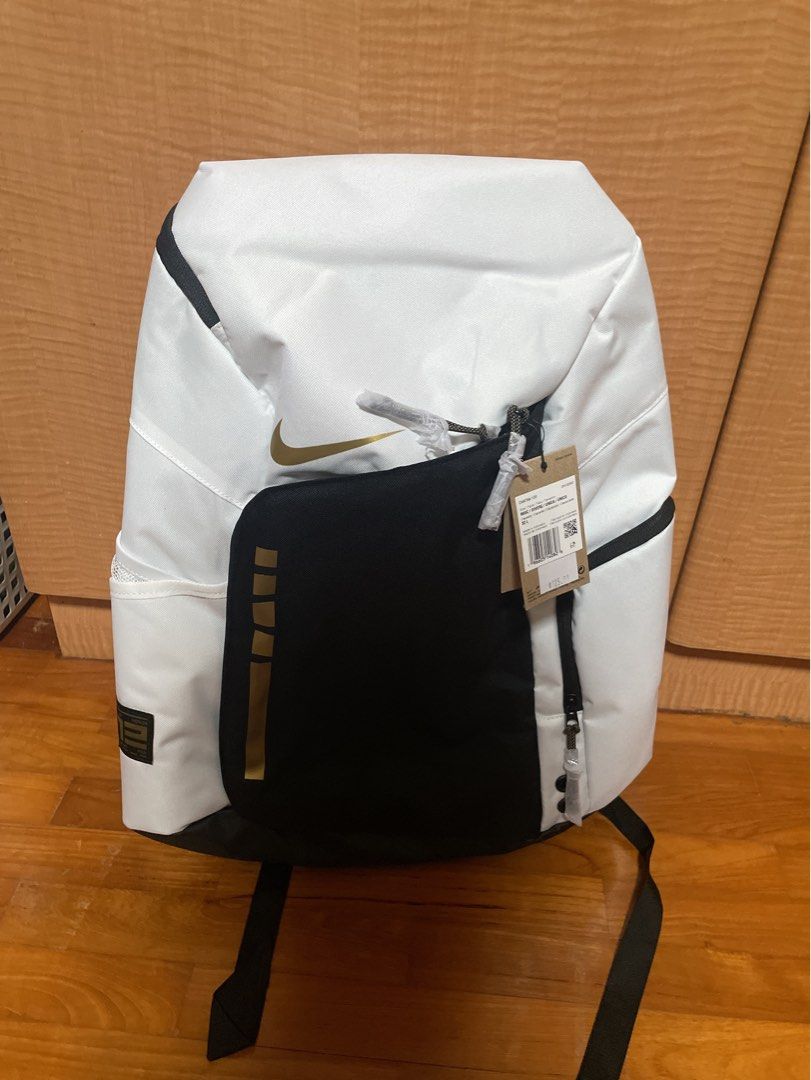 nike elite backpack white