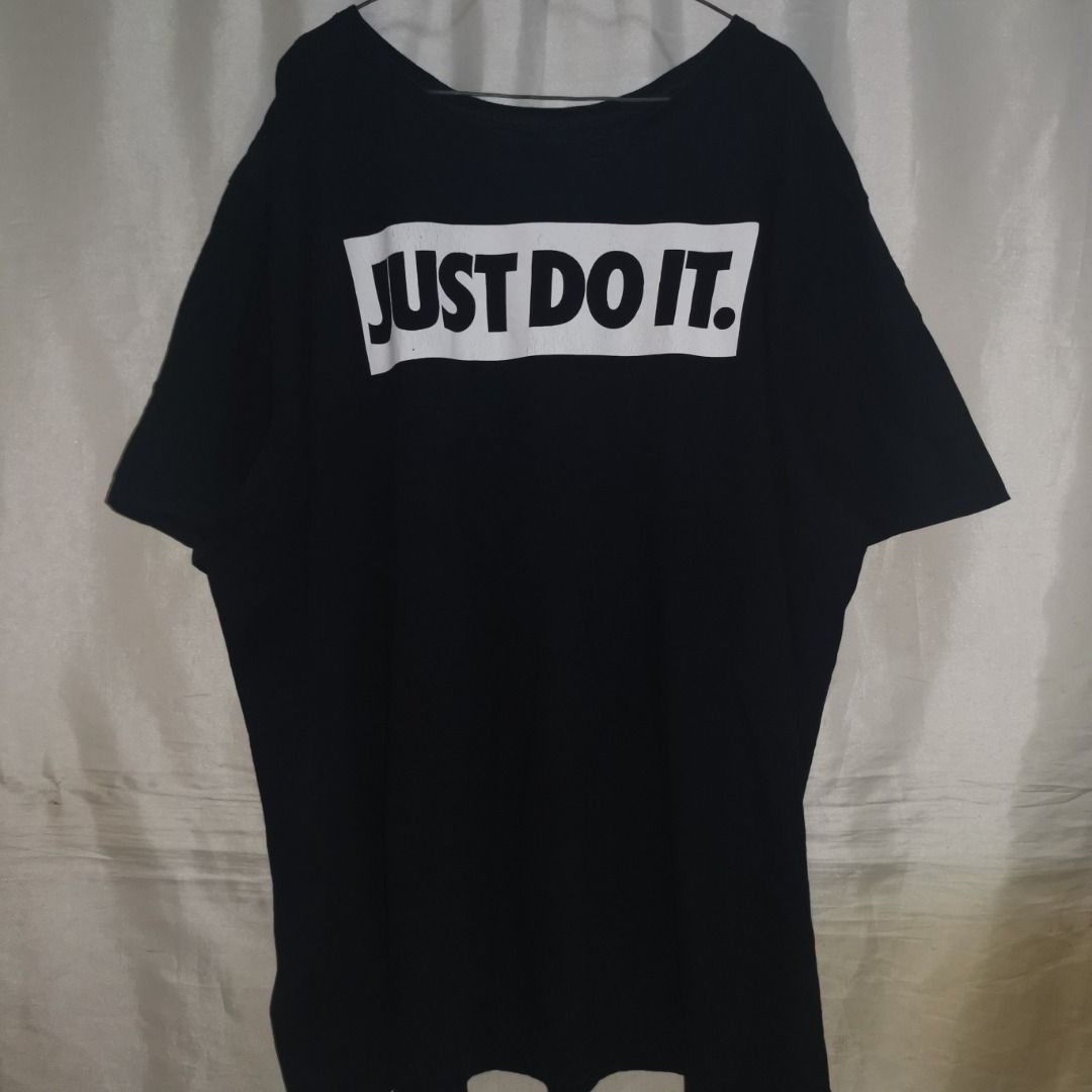 Nike Just Do It T-shirt (Black) 3XL L28 x W28, Men's Fashion, Tops & Sets,  Tshirts & Polo Shirts on Carousell