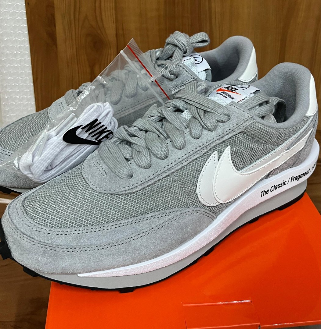 Nike LD Waffle SF sacai Fragment Grey, 男裝, 鞋, 波鞋- Carousell