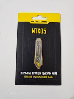 Nitecore NTK05 Titanium Keychain Knife..