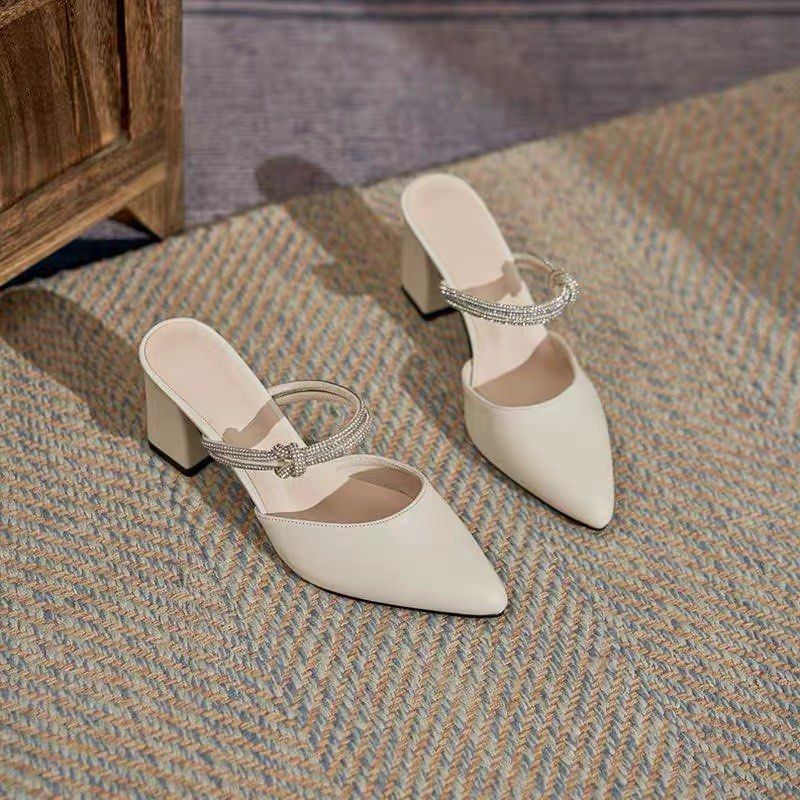 Nude heels for wide store feet