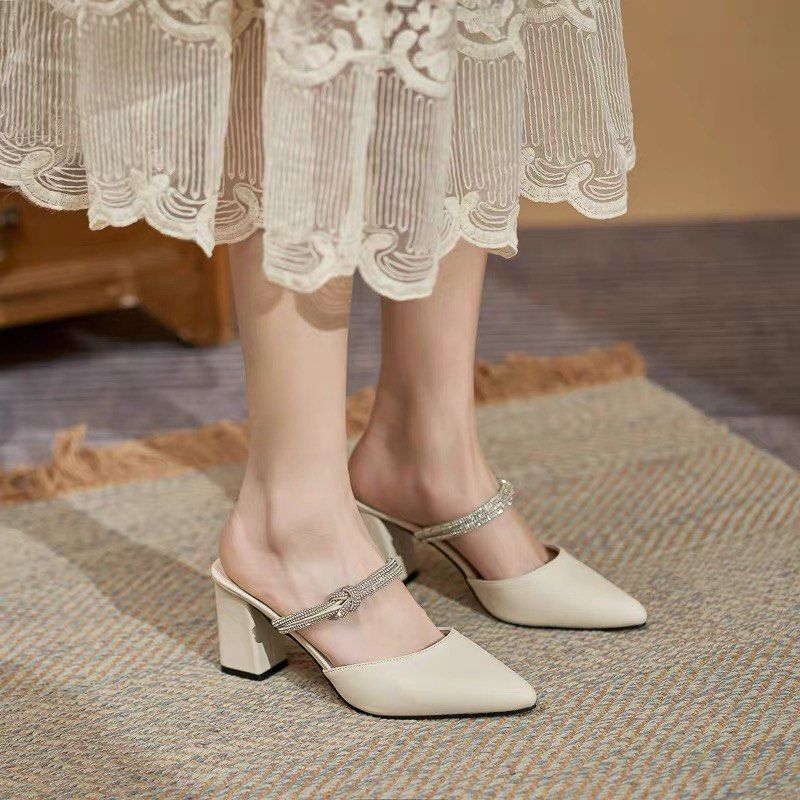 Nude Heels 5cm for wide feet