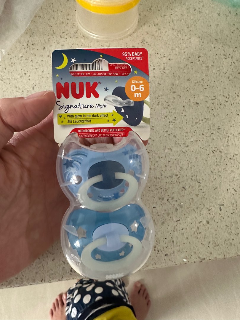 NUK Pacifier Signature night, Babies & Kids, Nursing & Feeding