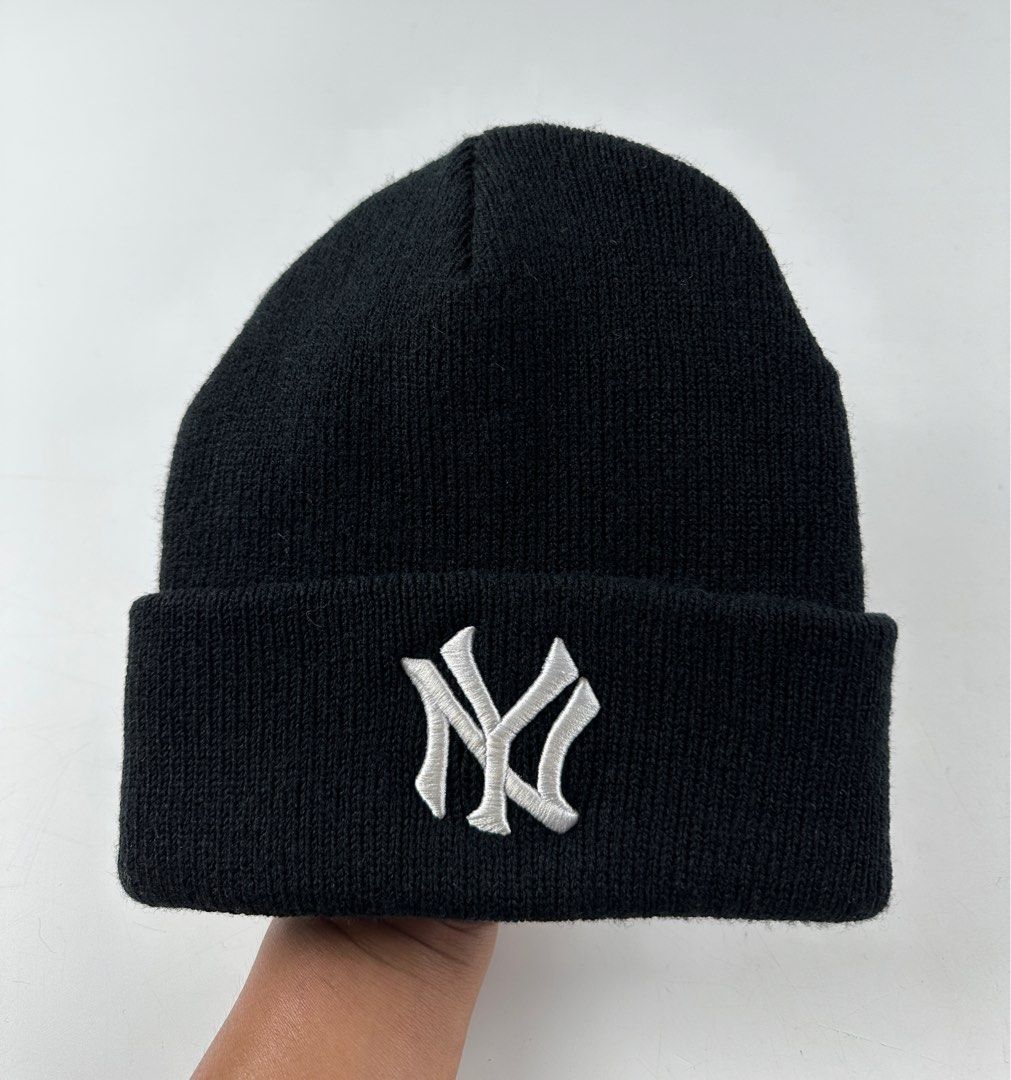 90s USA製 New York Yankees Logo Beanie-