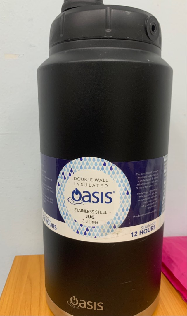 Oasis Stainless Steel Jug 3.8L, Furniture & Home Living, Kitchenware